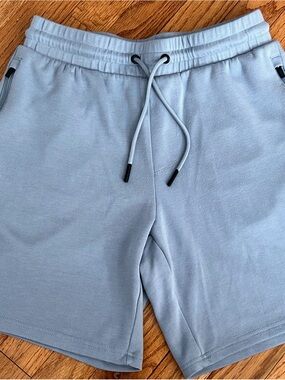 Jockey Men's Sky Blue Athletic Drawstring Shorts